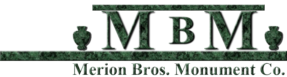 merion bros monument company logo